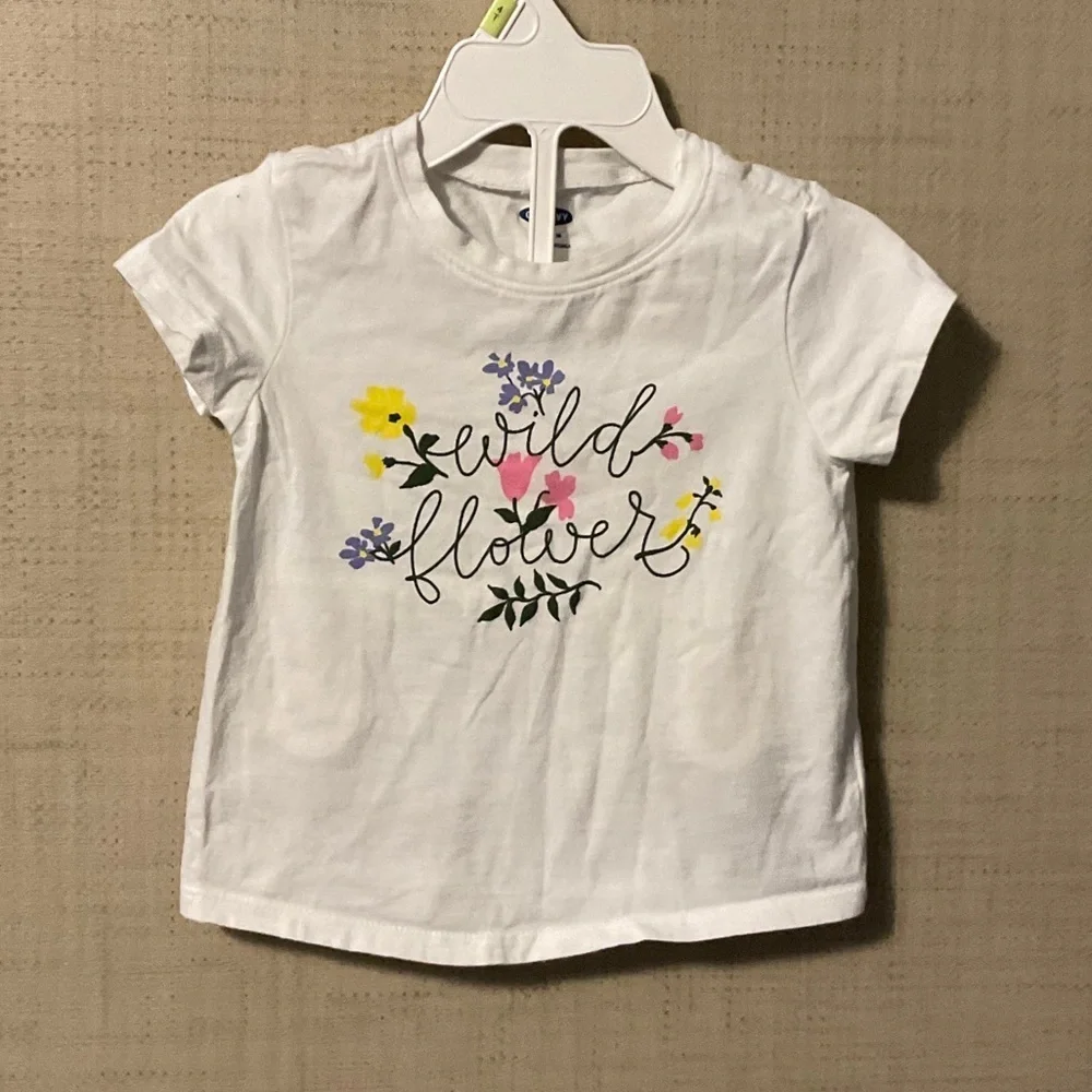 Old Navy Wild Flowers Tee - White